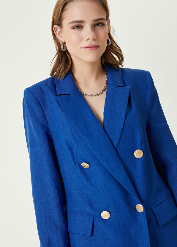 Beymen Club Kobalt Keten Blazer - 2