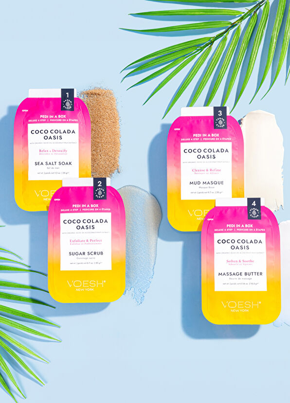 Voesh New York Pedi In A Box Deluxe Coco Colada 4 Adımlı Pedikür Seti - 3