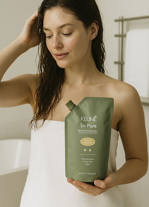 Keune So Pure Polish Düzleştirici Refill Şampuan 400 ml - 2