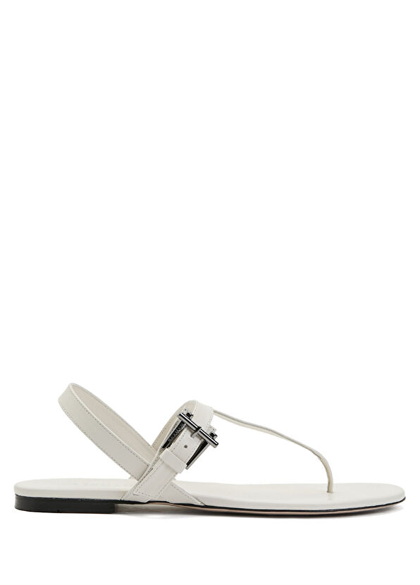 Beymen Collection Ekru Kadın Deri Sandalet - 1