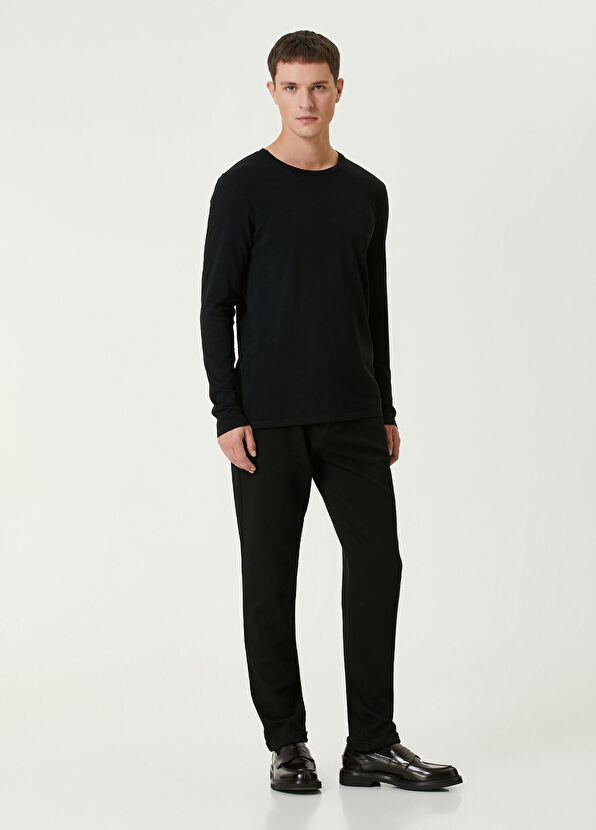 American Vintage Bysapick Siyah Uzun Kollu T-shirt - 2