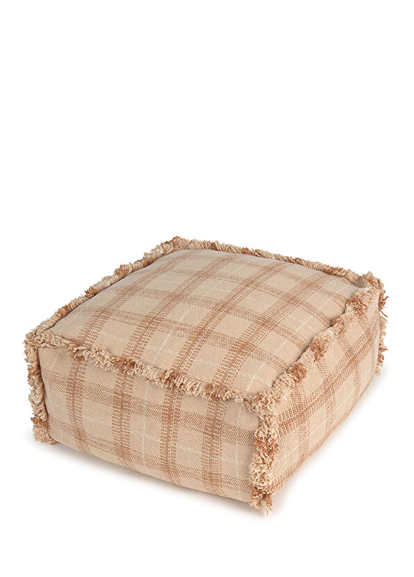 Lorena Canals Tartan Pouf Rose Children's Room Pouf - 2