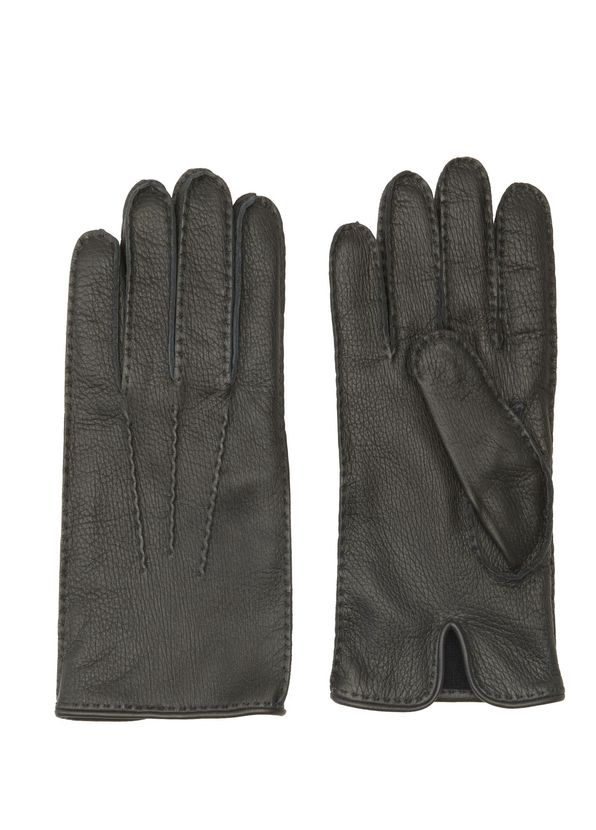 Mazzoleni Gloves Siyah Erkek Deri Eldiven - 1