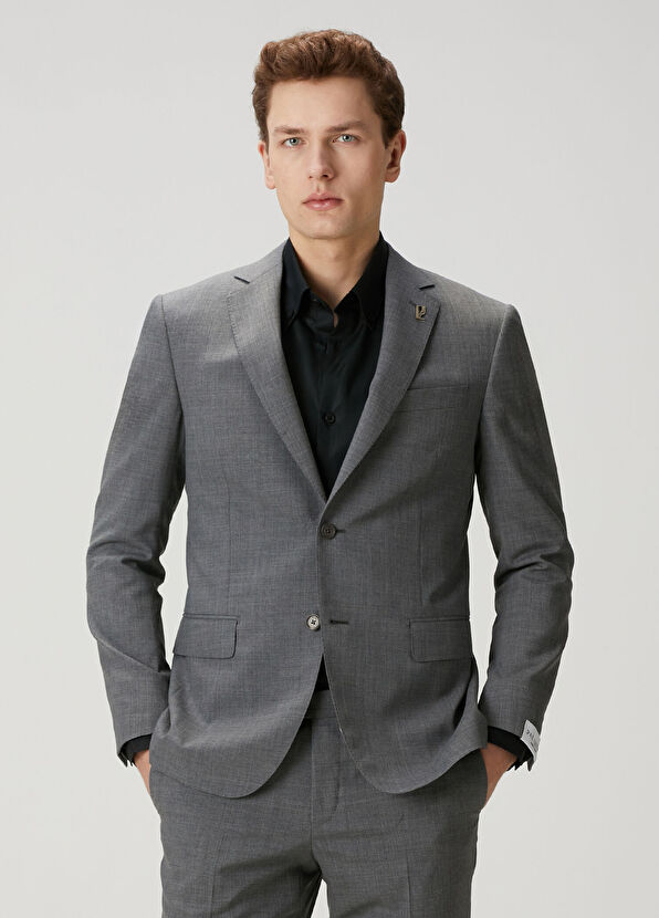 Pal Zileri Key Gri Yün Takım Elbise - 2