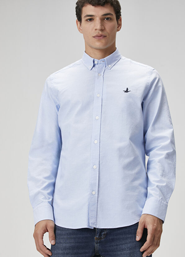 Beymen Club Regular Fit Blue Shirt - 2