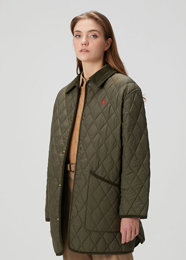 Polo Ralph Lauren Haki Kapitoneli Ceket - 1
