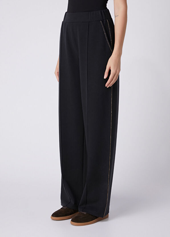 Beymen Club Black Chain Detailed Modal Sweatpants - 3