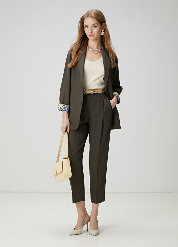 Beymen Club Haki Havuç Formlu Pantolon - 1