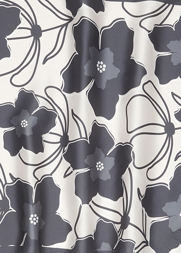 Beymen Club Çok Renkli Desenli 50x50 Kadın Saten Fular - 2