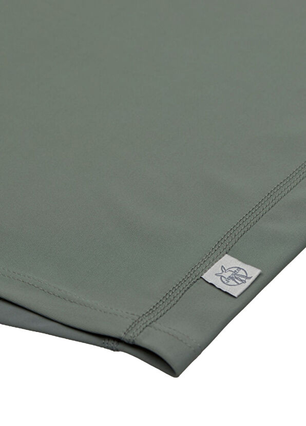 Lassig Sunshine UV Korumalı Deep Olive Kısa Kollu Erkek Çocuk T-Shirt Mayo - 3