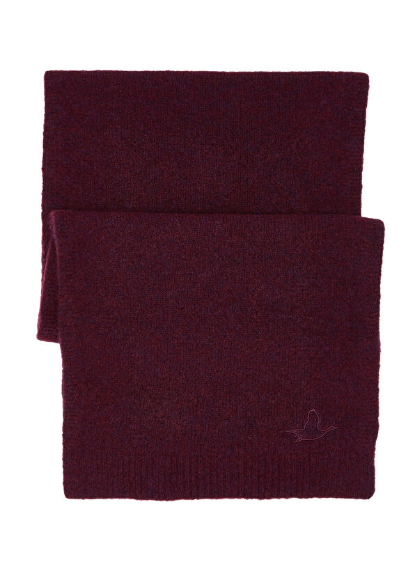 Beymen Club Burgundy Women's Wool Scarf - 2