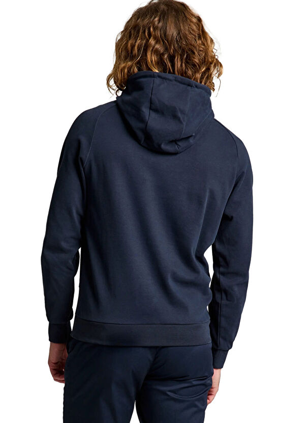 Slam Deck Lacivert Kapüşonlu Erkek Spor Sweatshirt - 4