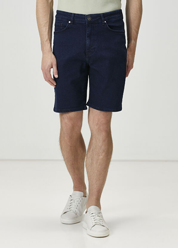 Beymen Club Navy Denim Shorts - 2