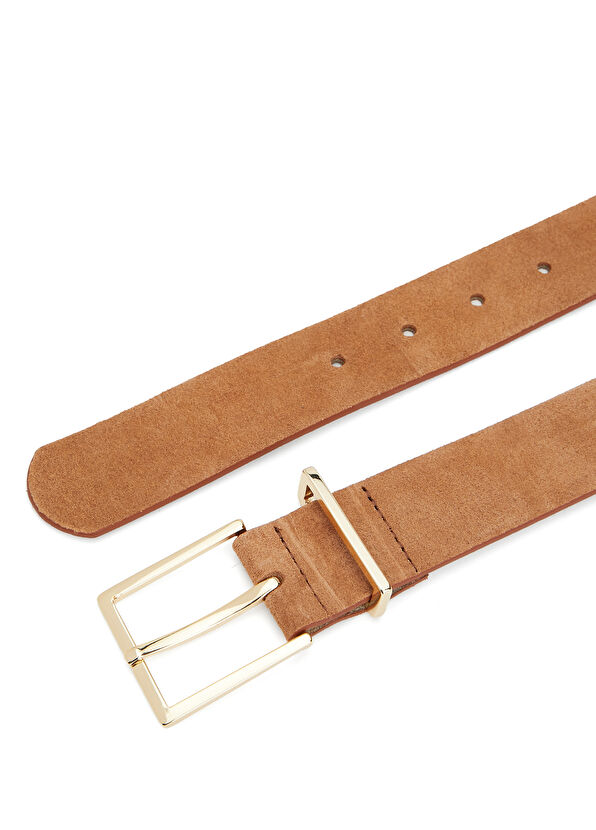 Beymen Club Tan Women's Leather Belt - 2