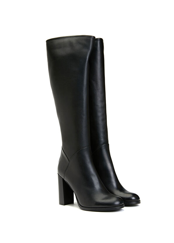 Beymen Club Black Womens Leather Boots - 2