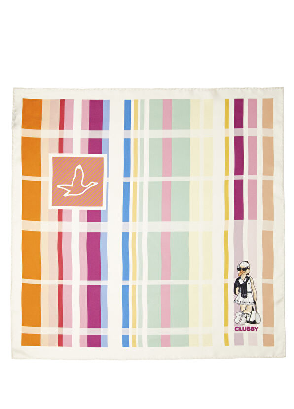 Beymen Club Clubby Multicolor Silk Scarf - 1