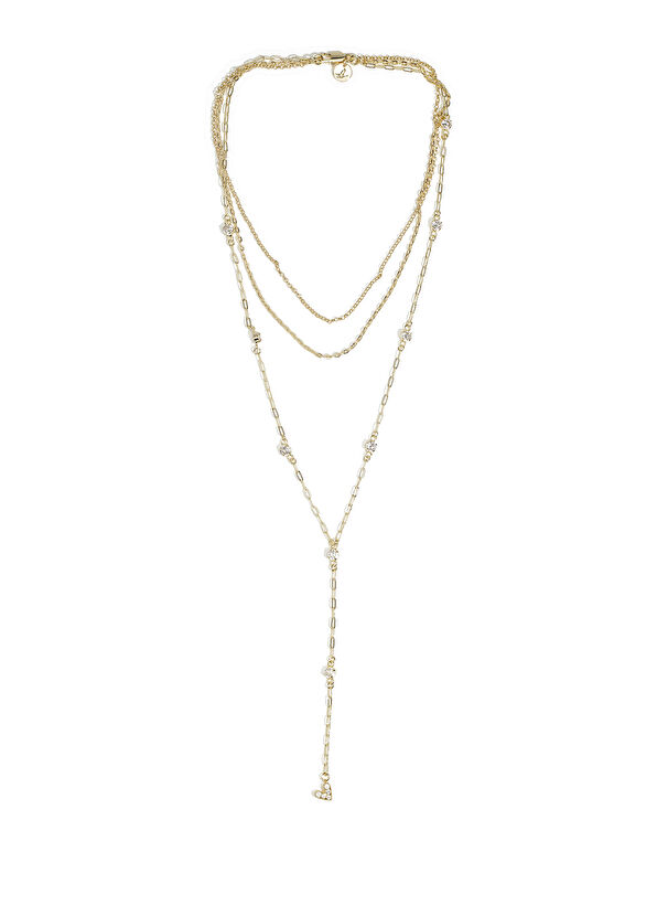 Beymen Club Gold İkili Zincir Kolye - 2