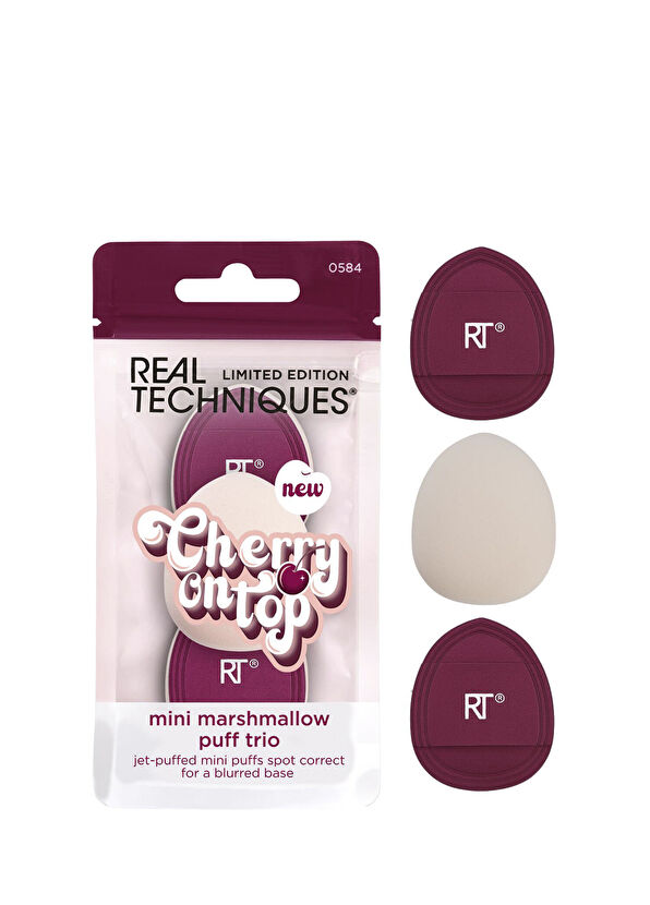 Real Techniques Marshmallow 3'lü Mini Puff Seti - 1