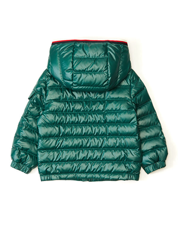 Moncler Yeşil Kapüşonlu Erkek Çocuk Ceket - 2