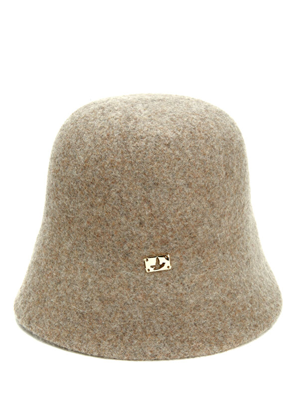 Beymen Club Mink Speckled Women's Wool Fisherman Hat - 4
