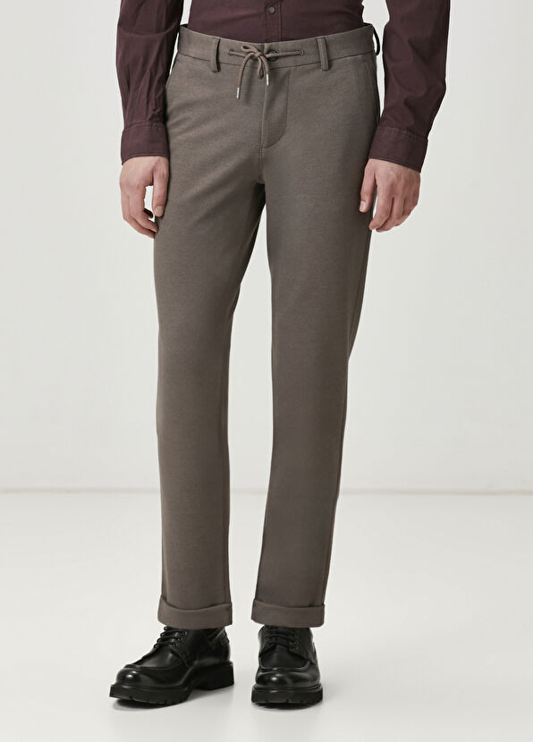 Beymen Club Vizon Diyagonal Desenli Chino Pantolon - 2