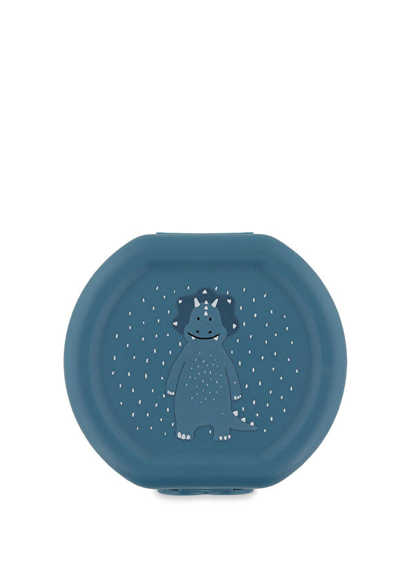 Trixie Mr.Triceratops Turquoise Kids 2-Piece Clip-On Snack Box - 4