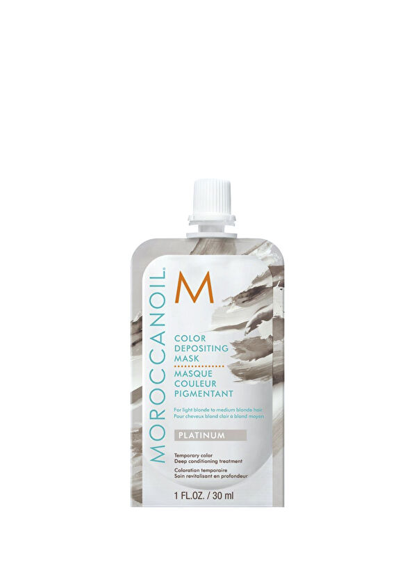 Moroccanoil Color Depositing Mask Platinum İrize Renk Tazeleyici Mini Saç Bakım Maskesi 30 ml - 1