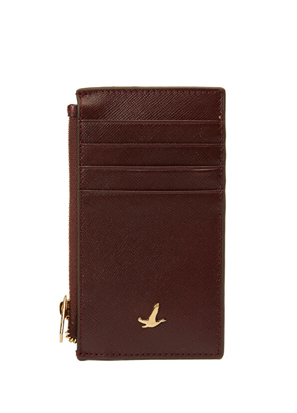 Beymen Club Bordo Kadın Deri Kartlık - 1