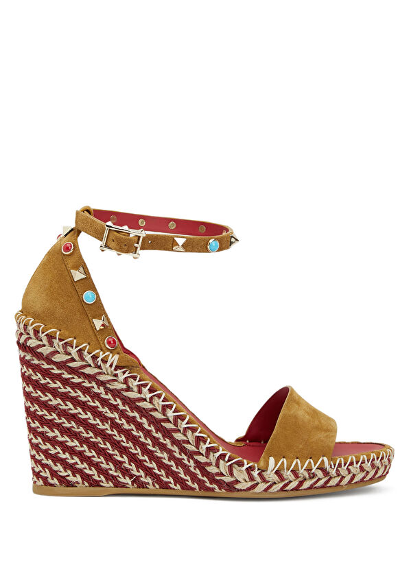 Bej Kadın Süet Espadril - Görsel 2