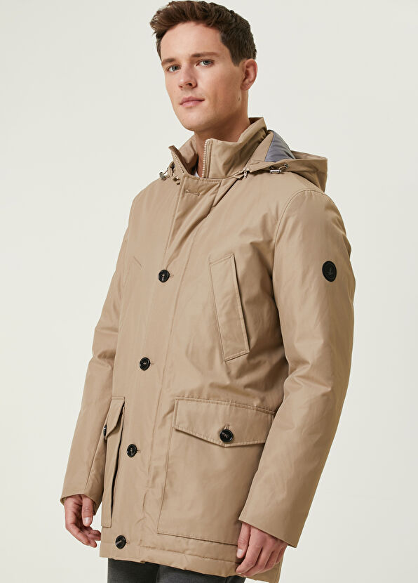 Beymen Club Vizon Kapüşonlu Kapitoneli Kaban - 2