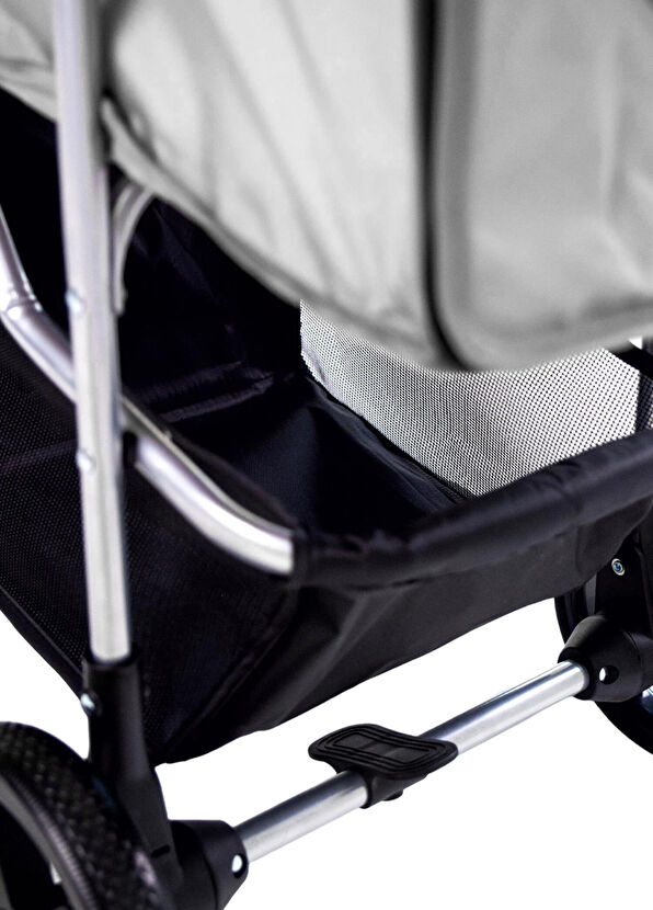 Zampa Favorite Grey Cat and Dog Transport Trolley - 4