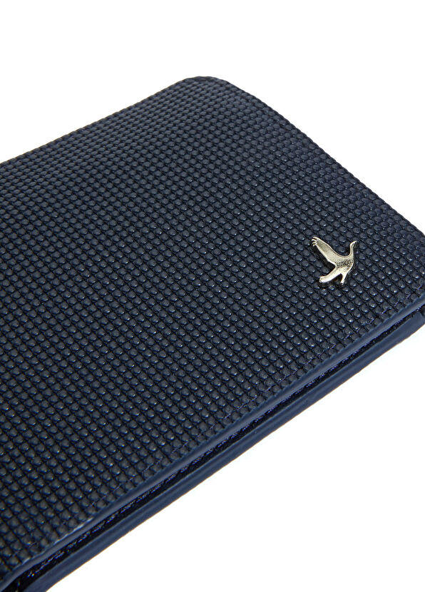 Beymen Club Navy Blue Men's Leather Wallet - 4