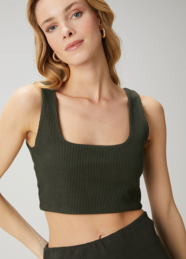 Beymen Club Koyu Haki Cropped Atlet - 4