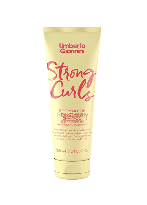 Umberto Giannini Strong Curls Güçlendirici Biberiye Yağlı Bukle Şampuanı 250 ml - 1