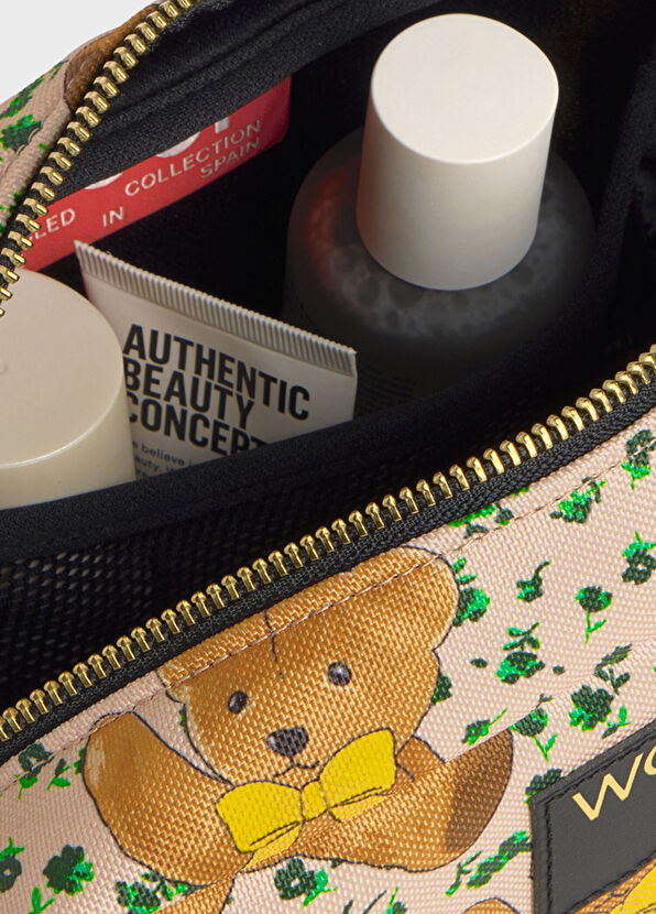 Wouf Cute Colorful Patterned Women's Makeup Bag - 3