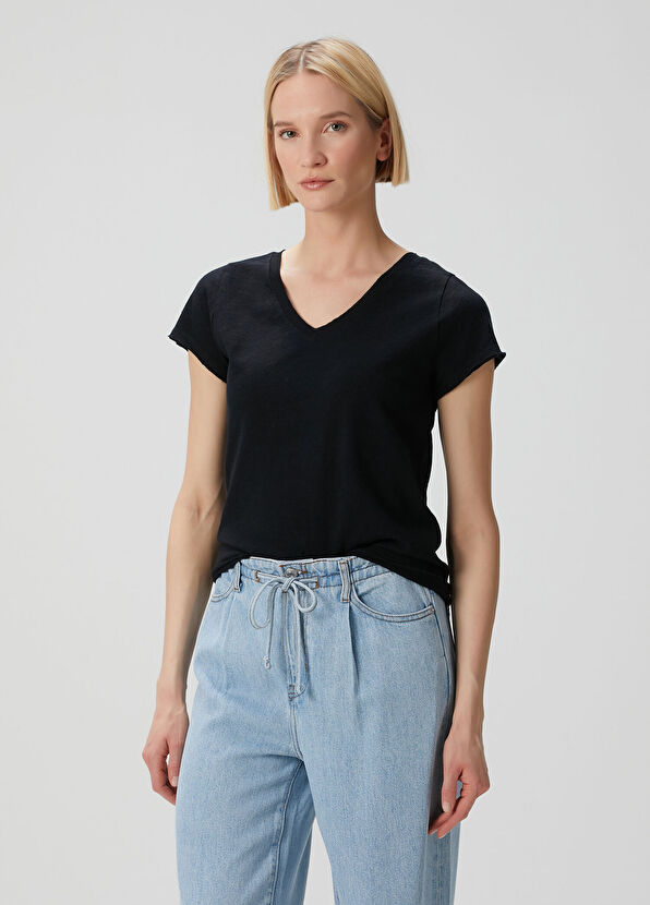 American Vintage Siyah T-shirt - 1