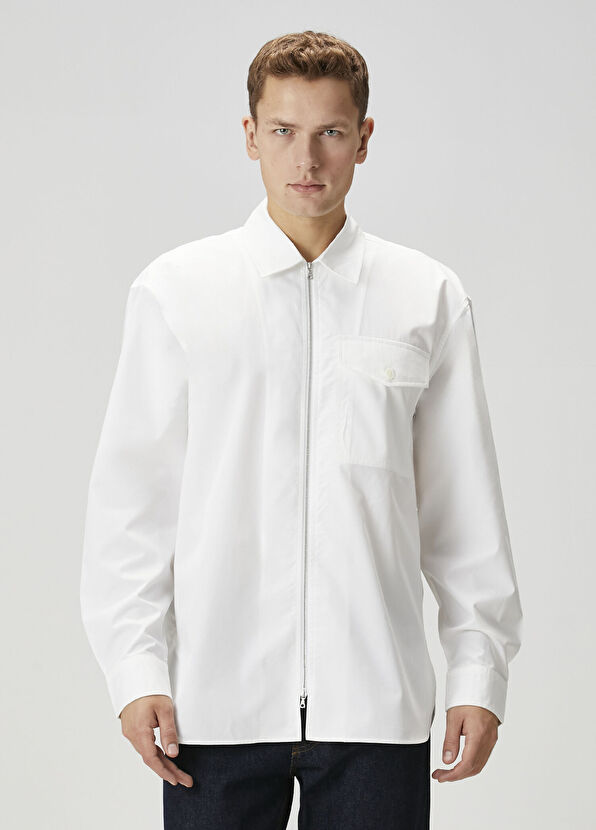 Dries Van Noten Beyaz Gömlek - 1
