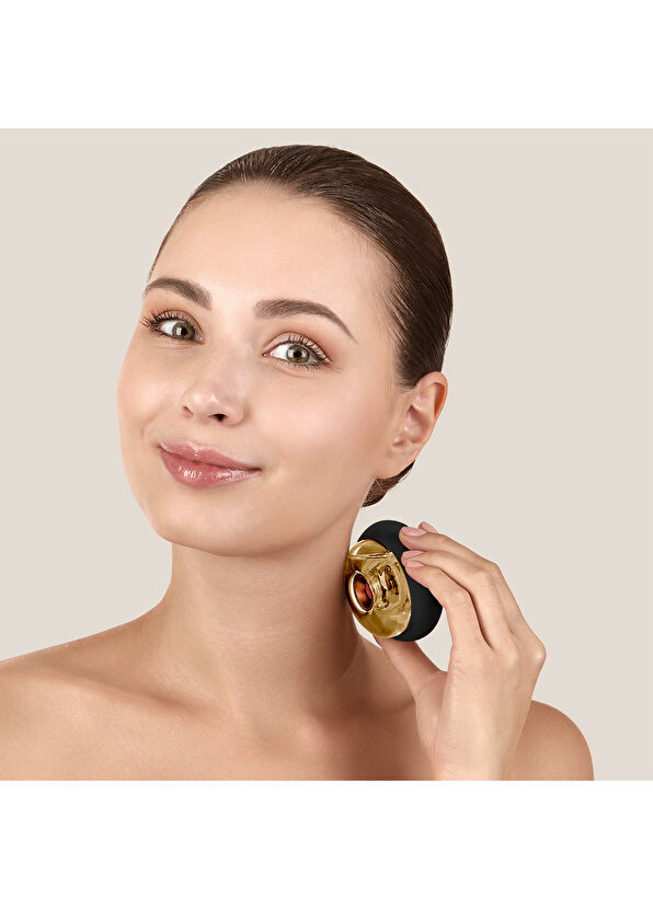 Geske Sonic Cool & Warm Face and Body Massager Gray Titreşimli Kırmızı Led Terapili Sıcak ve Soğuk Yüz ve Vücut Masaj Aleti   - 4