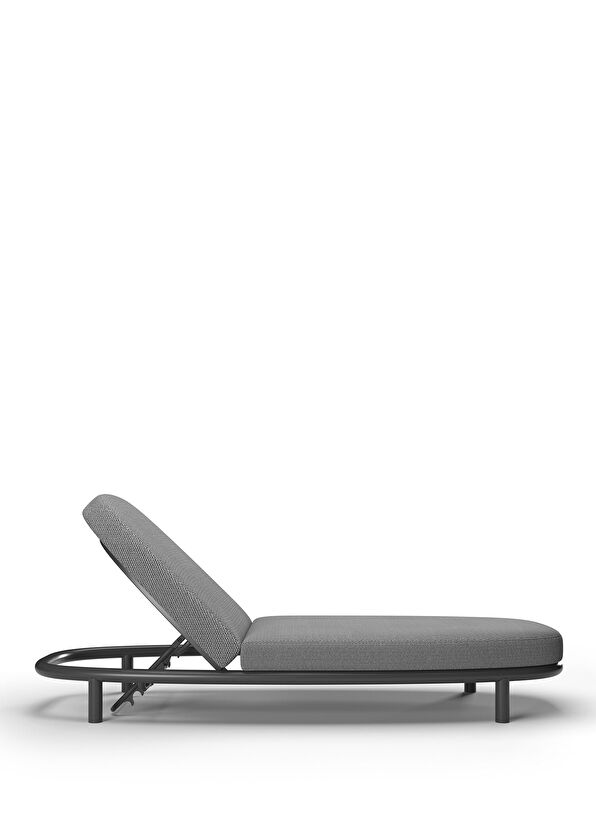 Snoc Lorvain Nightfall Anthracite Aluminum Lounge Chair - 2