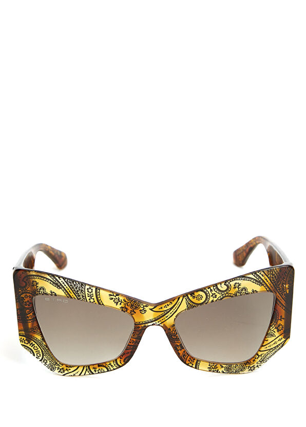 Etro Kahverengi Desenli Kadın Güneş Gözlüğü - 1