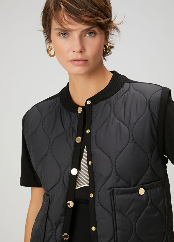Beymen Club Black Bomber Vest - 2