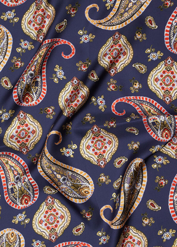 Beymen Club Desenli 70x70 İpek Eşarp - 2