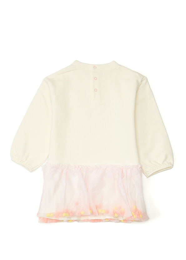 Billieblush Cream Pink Girls Dress - 2