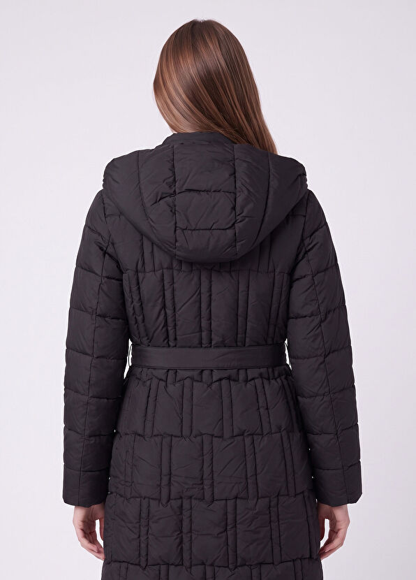 Beymen Club Black Belt Coat - 4