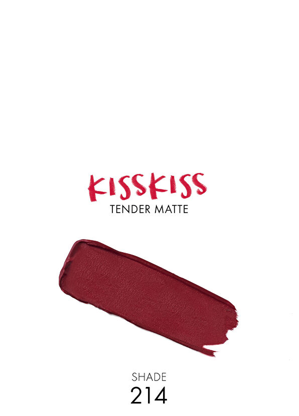 Guerlain Kisskiss Tender Matte 214 Romantic Nude - 4