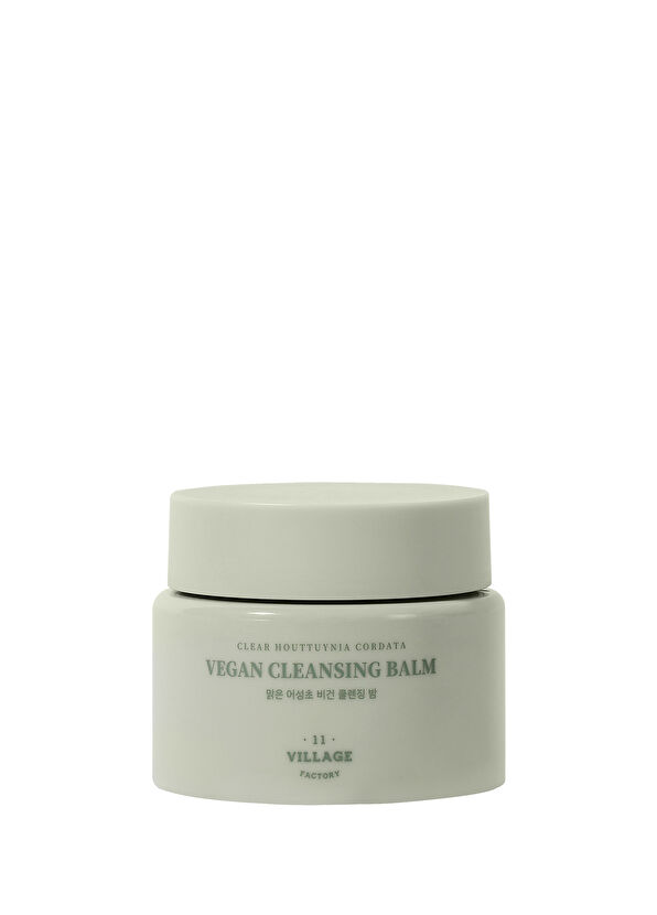 Village 11 Factory Clear Houttuynia Cordata Vegan Cleansing Balm Şerbet Tipi Yatıştırıcı Vegan Makyaj ve Yüz Temizleme Balmı 100 ml - 1