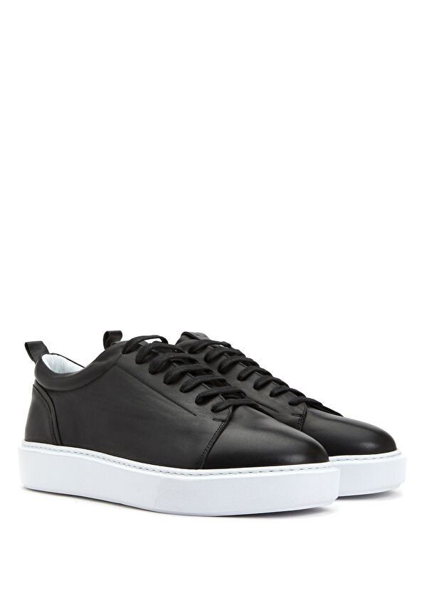Beymen Club Siyah Erkek Deri Sneaker - 2