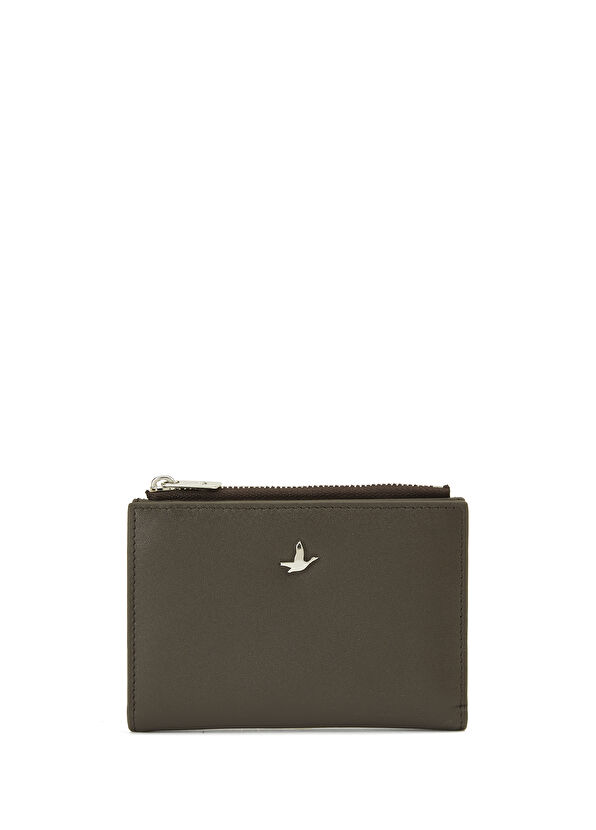 Beymen Club Brown Logo Women's Leather Wallet - 1