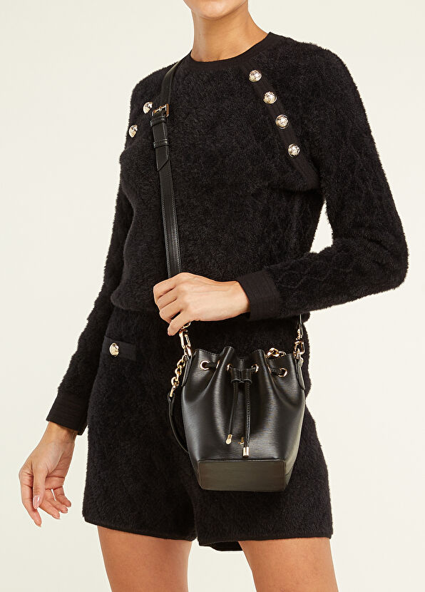 Beymen Club Soho Update Mini Siyah Büzgülü Kadın Çanta - 2