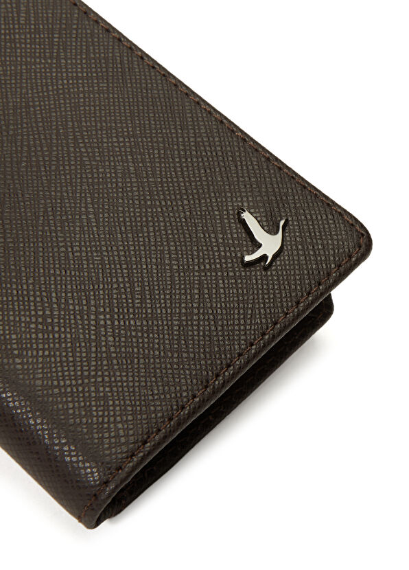 Beymen Club Kahverengi Dokulu Erkek Deri Kartlık - 4